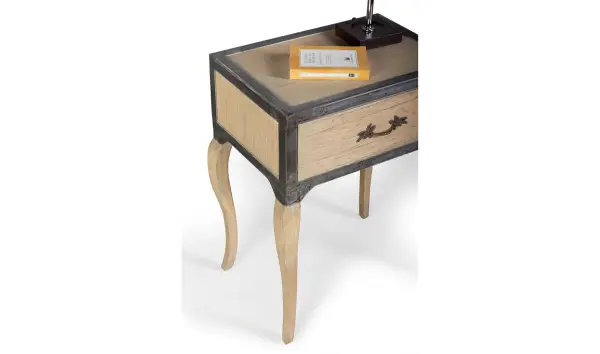 Mesita de noche 1 cajón beynac vintage Artisan