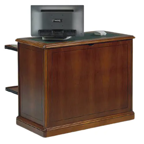 Mueble de ordenador e impresora clásico