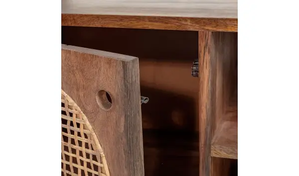 Mesa de televisión 2 puertas nórdico Geraldine
