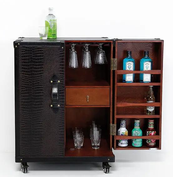 Mueble Bar con Ruedas Trunk
