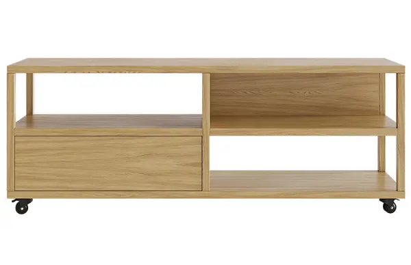Mueble tv con ruedas box nórdico Sendai