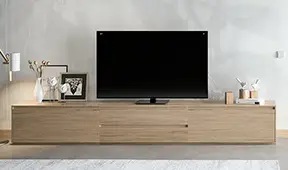 Mesa de televisión roble blanqueado Dolcedorme