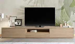 Mesa de televisión roble blanqueado Redentore