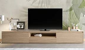 Mesa de televisión roble blanqueado Redentore Mesa de televisión roble blanqueado Redentore