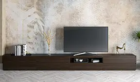 Mesa de televisión nogal miel Cornacchia