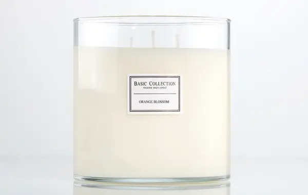 Vela Cilindro Basic Collection Orange Blossom
