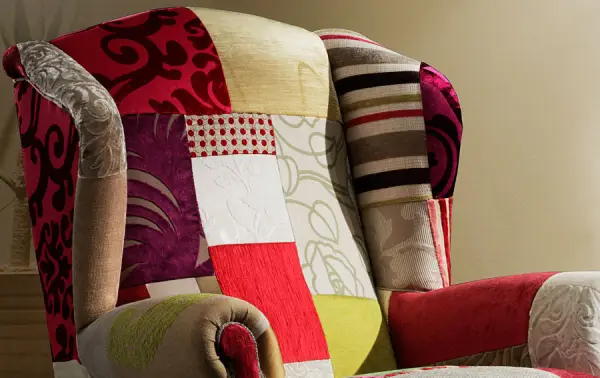 Orejero Patchwork Fresa y Morado