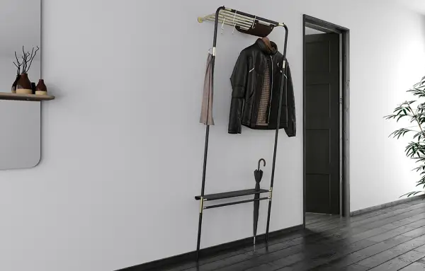 Perchero de diseño negro Klose