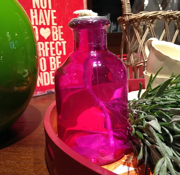 Quinqué botella Parafina