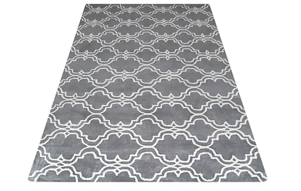 Alfombra lana Riviera silver