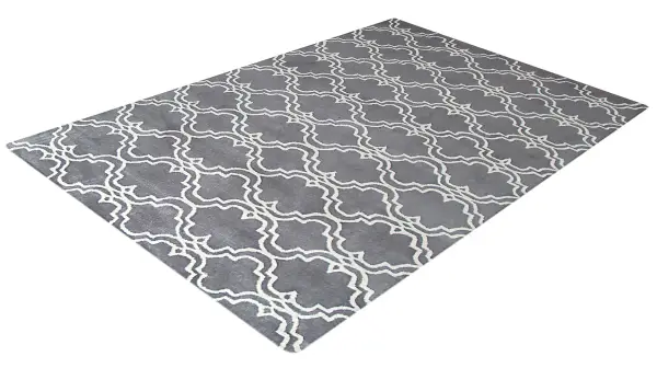 Alfombra lana Riviera silver