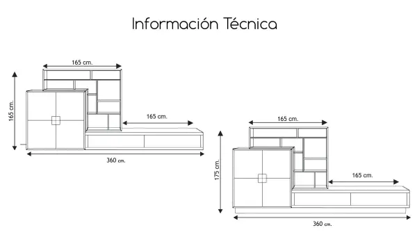 Salón moderno cluster Plain