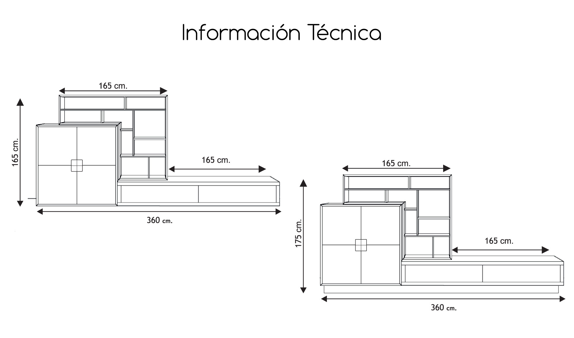 Salón moderno cluster Plain