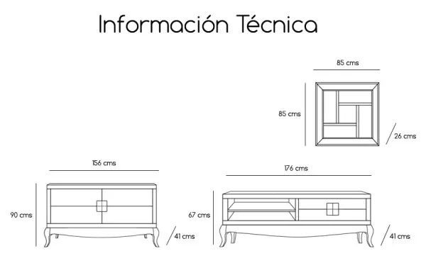 Salón moderno quantum Plain III