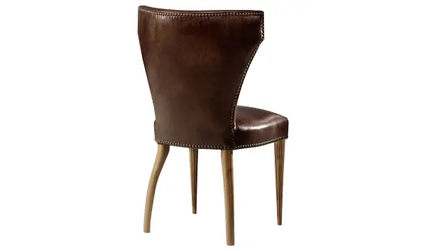 Silla Pete Campbell piel antic