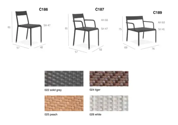 Silla y sillon de Jardin Minsk