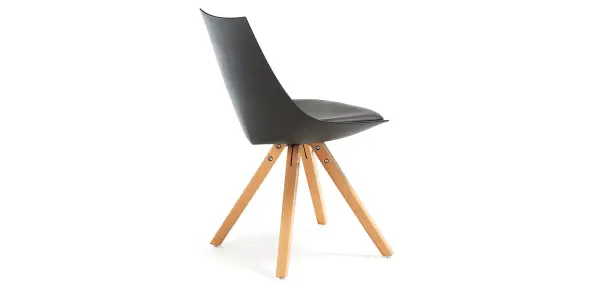 Silla negra moderna Armony
