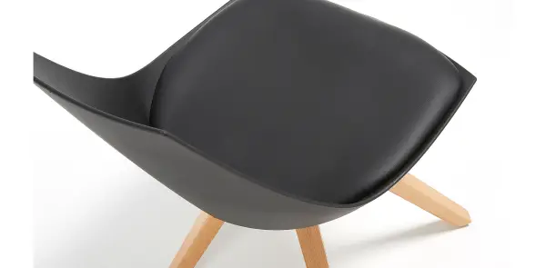 Silla negra moderna Armony