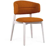 Silla tapizada respaldo curvo Cofee Silla tapizada respaldo curvo Cofee