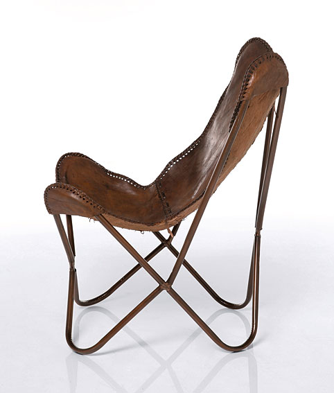 Sillon cuero envejecido Dirty Chic