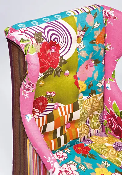Sillon Orejero Niños Patchwork