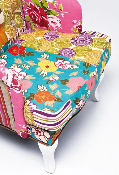 Sillon Orejero Niños Patchwork