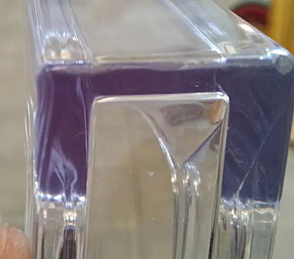 Sillón transparente neobarroco lig. defectos