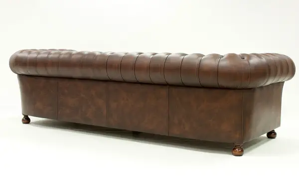 Sofá Chesterfield Loor Piel Envejecida
