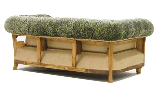 Sofá 2 plazas verde chesterfield Chesire