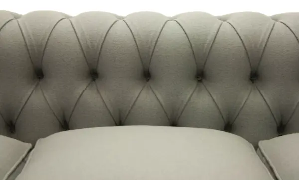 Sofá 3 plazas gris chesterfield Chesire