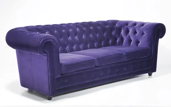 Sofa 3 Plazas Velvet Oxford