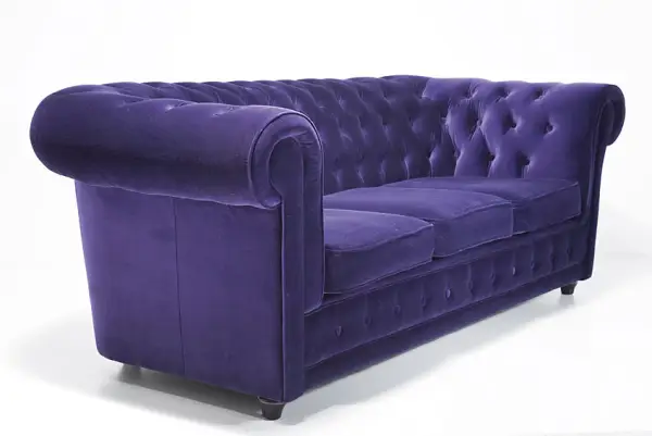 Sofa 3 Plazas Velvet Oxford
