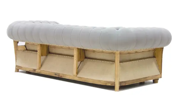 Sofá cama gris chesterfield Chesire