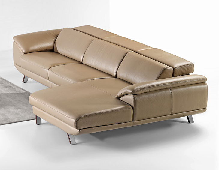 Sofá con Chaise Longue Vintage Manau