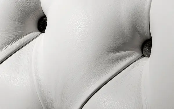 Sofá de Piel Blanca Villamagna