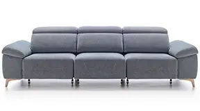 Sofá tapizado patas de madera relax Noopi