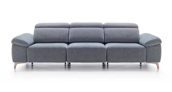 Sofá tapizado patas de madera relax Noopi