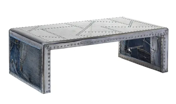 Mesa de centro industrial Bridge