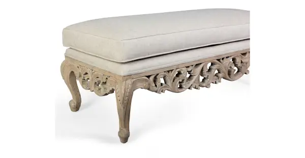 Taburete pie de cama christine vintage Artisan