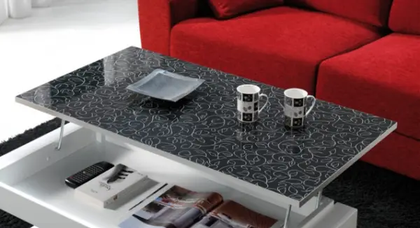 Mesa de centro convertible en comedor