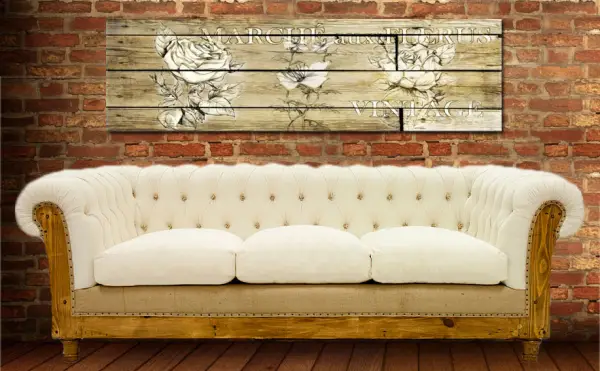 Sofá 3 Plazas Vintage Chesterfield
