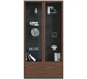 Vitrina 4 cajones nogal miel Tremiti