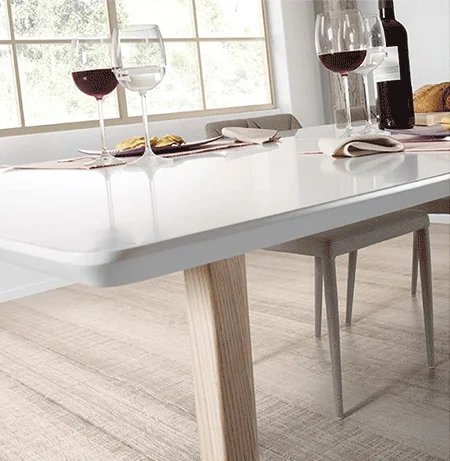 Mesa de comedor extensible nórdica Quatre 