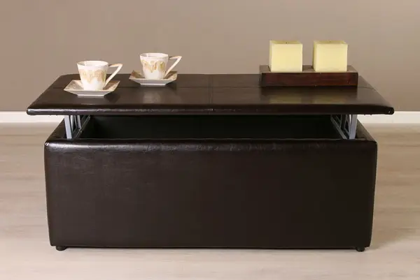 Baúl Mesa centro elevable chocolate