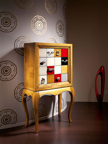 Mueble Alto con cajones Glamour