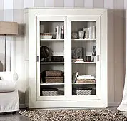 Vitrina Recta Blanca