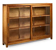 Vitrina 2 puertas correderas / 2 estantes Vitrina 2 puertas correderas / 2 estantes