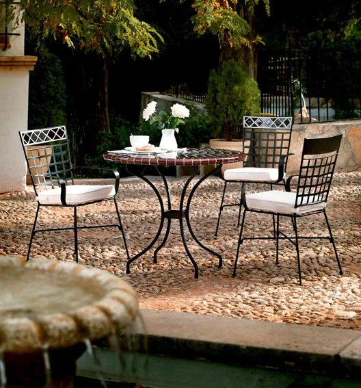 Mesa Jardín Terracota Redonda