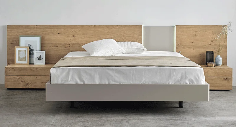 Cabecero de madera roble Leopard Jano