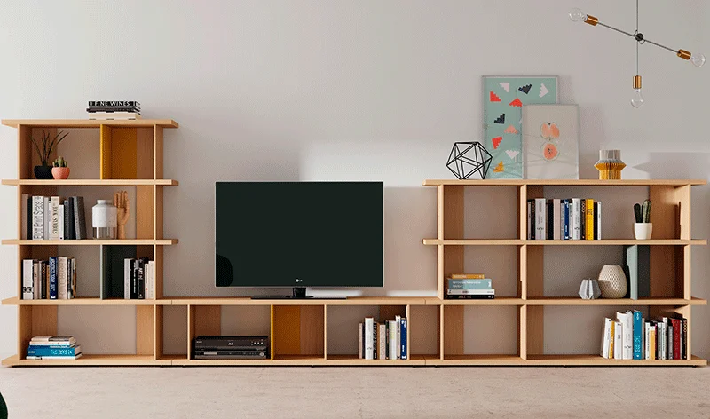 Mueble tv roble americano Gael